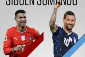 ESPN統計梅羅最新進球數：梅西1159場917球，C羅1328場975球