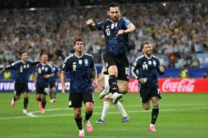 全勝頭名晉級！阿根廷3-1約旦 梅西任意球破門打進世界杯第19球